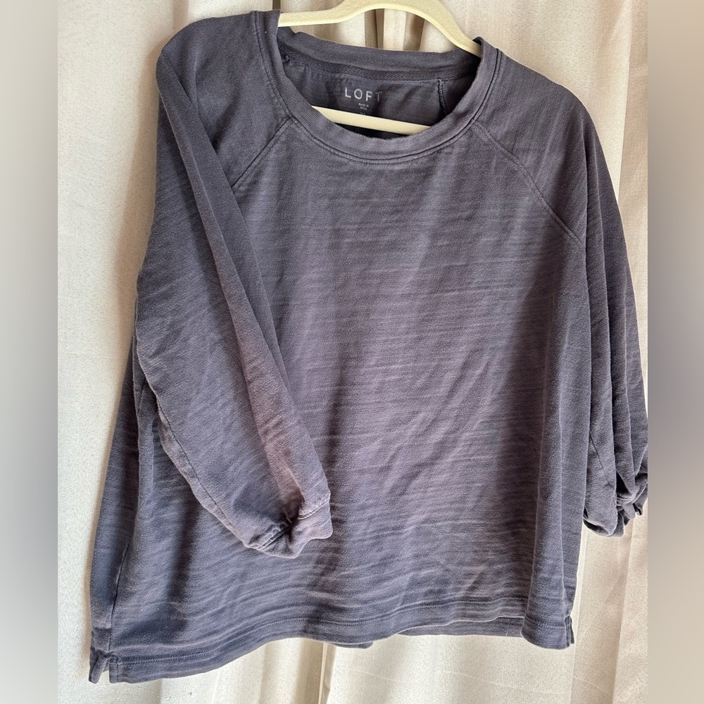 Loft XL navy sweatshirt
